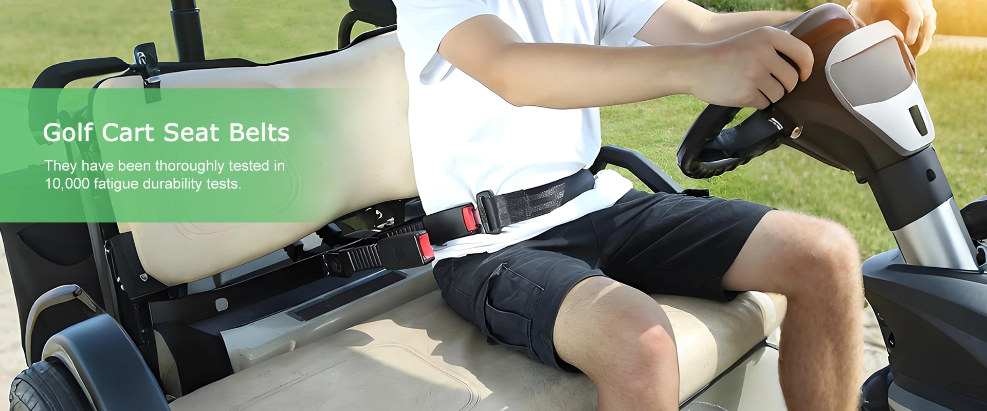 Cinture di sicurezza del carrello da golf in porcellana